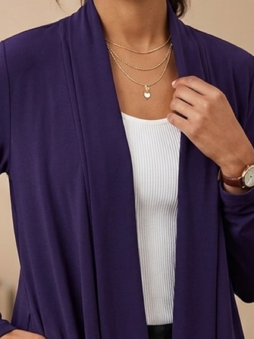 Sympli 🇨🇦 Knit Open Front Top